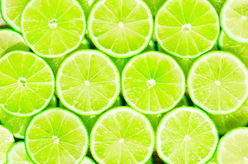 Lime slices background - 96318353