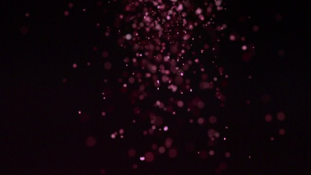 Falling confetti with high speed camera, phantom flex.
