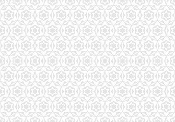 Geometric seamless gray hexagon pattern