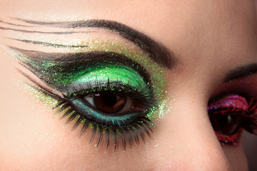 Fototapeta premium Eye makeup