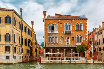 Venetian Gothic Palace on Grand canal, Venice