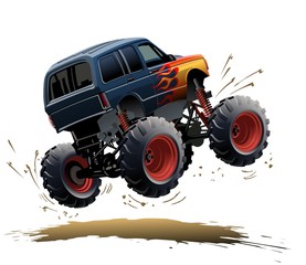 Cartoon Monster Truck © Mechanik