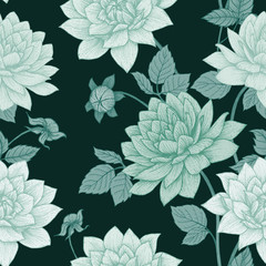 Vector floral pattern