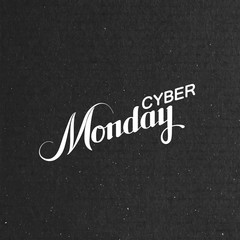 Cyber Monday Sale labe