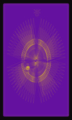 Tarot cards - back design, The energy of Uranus