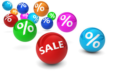 Sale Shopping Percent Reduction And Discount