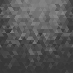 Grey Triangles Seamless Pattern - obrazy, fototapety, plakaty