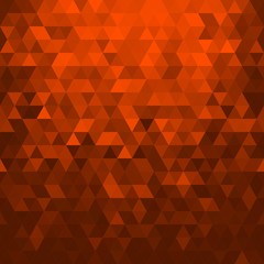 Orange Triangles Seamless Pattern