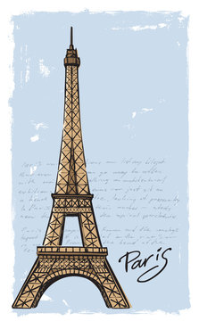 hand drawn paris