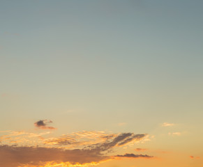 Fototapeta na wymiar Clouds and sky sunset