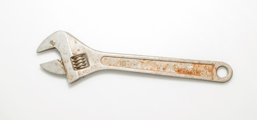 Wrenches  on white background