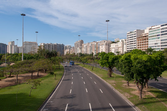Avenue Infante Dom Henrique in Rio de Janeiro