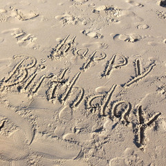 Happy Birthday aus dem Urlaub