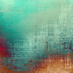 Grunge old texture as abstract background. With different color patterns: brown; blue; green; red (orange)