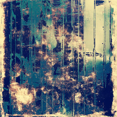Old grunge textured background. With different color patterns: yellow (beige); brown; blue; cyan