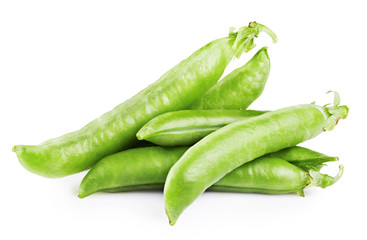 Fresh green peas