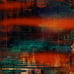 Grunge retro texture, elegant old-style background. With different color patterns: brown; blue; red (orange); black