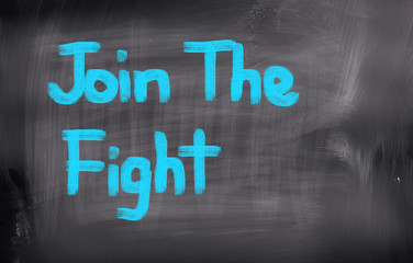 Join The Fight Concept