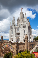 Expiatory Church of the Sacred Heart of Jesus. Barcelona, Spain