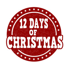 12 Days of Christmas stamp