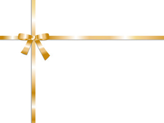 festliche goldene Schleife