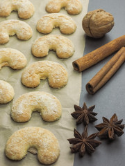 Weihnachtsbäckerei: Weihnachten Plätzchen Vanillekipferl