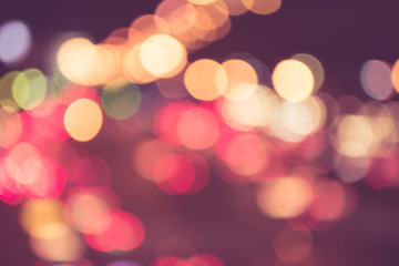 abstract background with bokeh lights