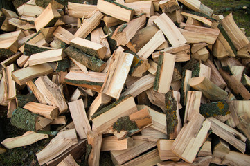 firewood background