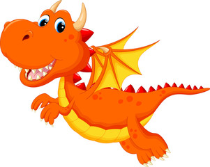 Cute dragon cartoon