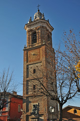 Fototapeta na wymiar Le chiese ed i campanili di La Morra, Langhe - Piemonte