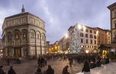 Obraz premium Italia,Toscana,Firenze, il Battistero.