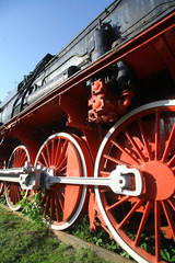 Steam locomotive detail