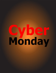 cyber monday deals design. creative concept vector background for Web and Mobile Applications, Illustration template design, business infographic, page, banner.