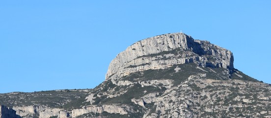Sommet du Mont Garlaban à Aubagne en Provence
