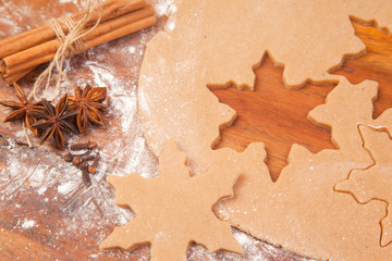 Preparing GingerBread Cookies