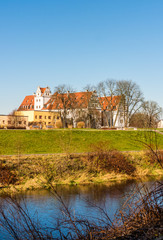Naklejka na ściany i meble Muldenpromenade Schloss Osterstein Zwickau