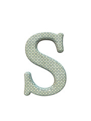 Fototapeta premium Alphabet letters 3D