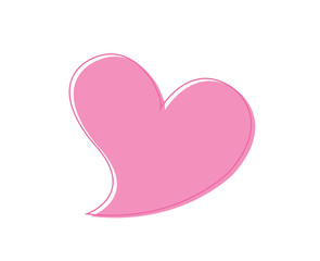 heart cute vector