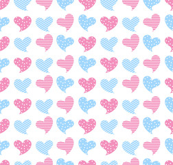 Hearts Seamless patterns