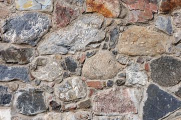 Rough stones wall background
