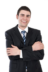 Portrait of smiling businessman