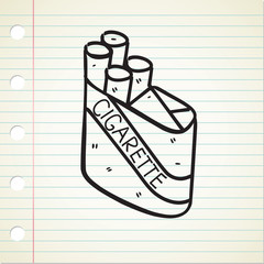 cigarette doodle