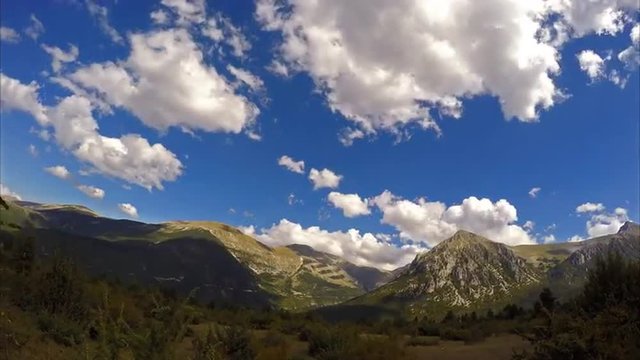 Monte Bove, Parco nazionale dei monti sibillini, Italia , ripresa da destra a sinistra