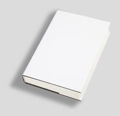 Blank book cover w clipping path