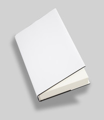 Blank book cover w clipping path