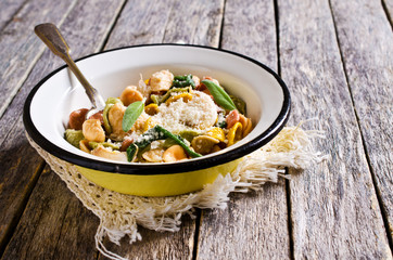 Orecchiette Pasta with garlic and sage
