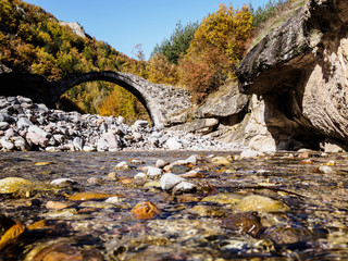 Old stone bridge in Bulgaria.