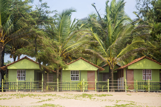 Bungalow on rge beach in Agonda, Goa, India