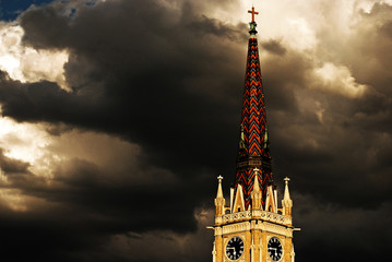 cathedral clock tower