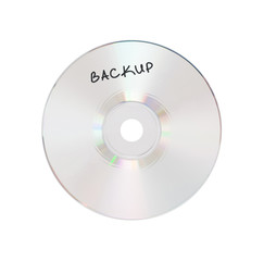 CD or DVD isolated